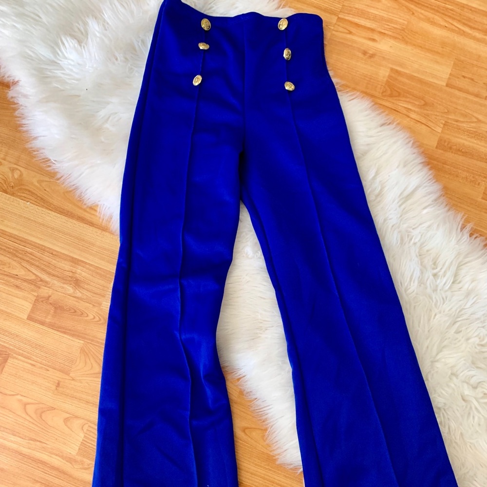 High waste flare pant